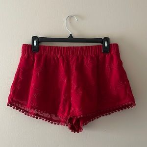 Forever 21 red shorts
